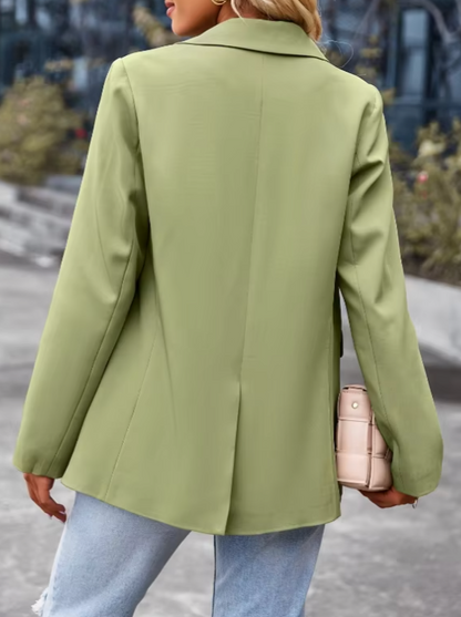 Damen Blazer Lockere Passform Polyester für Alltag und Fest 4