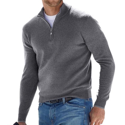 Variant image for Herren-Pullover, Zip-up, gerippt, Eco-Baumwolle-25