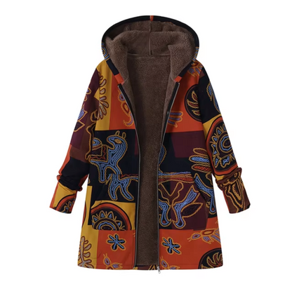 Variant image for Damen Winterjacke mit Kapuze Baumwolle Modernes Design-31