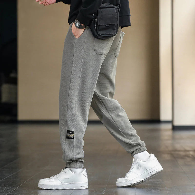 Variant image for Herren-Hose, Sladdbyxor, Chenille, mit elastischem Bund-15