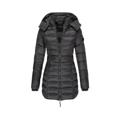 Variant image for Langer Wintermantel Damen Elegant Wärmend Hochwertiges Material-1