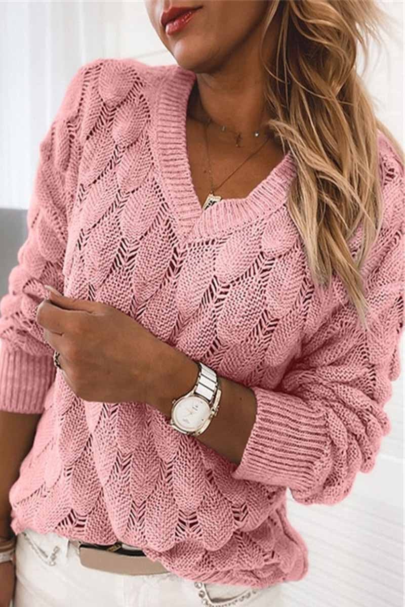 Variantenbild für Damenpullover, klassisch und bequem, aus 100% Baumwolle-3