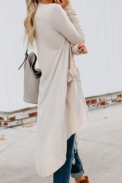 Lange Winterjacke für Damen aus weichem Acryl mit lässiger Passform – Warmer und stilvoller Wintermantel für kalte Tage 5