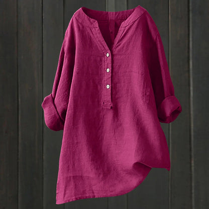 Damenbluse vielseitig mit Knopfleiste Polyester-3