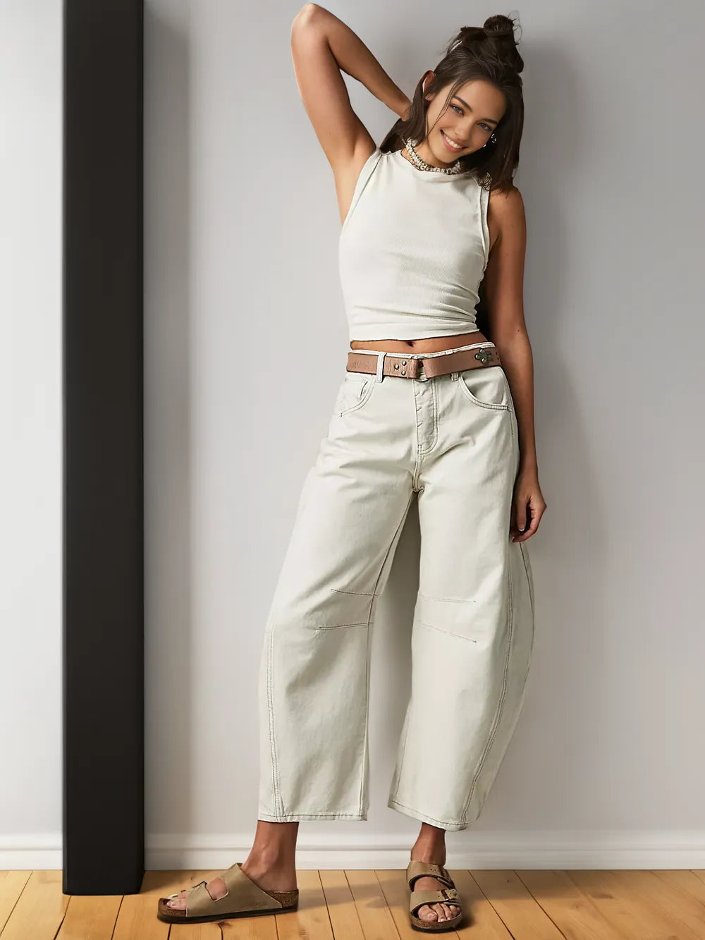 Variant image for Damen-Jeans Mittlere Passform Weiche Baumwolle-29