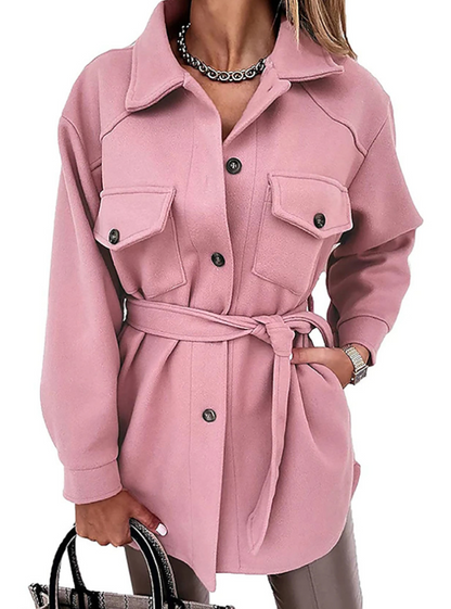 Damen-Frühlingsjacke in zeitlosem Design aus Baumwolle und Polyester – vielseitig und elegant für den Frühling 13