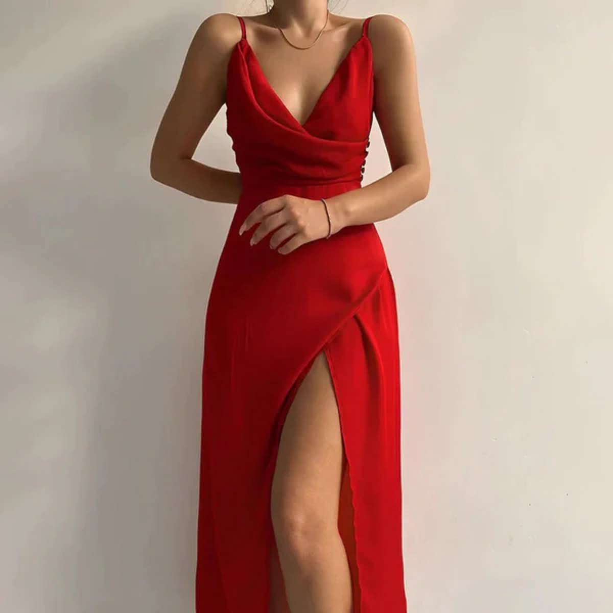 Damen-Sommerkleid, leicht und luftig, für Mittsommer und Sommer-3