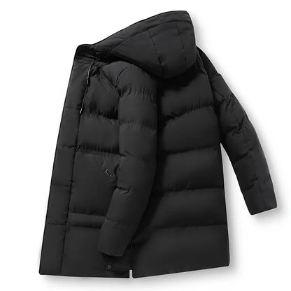 Herren-Winterjacke, elegant, Synthetik, Isolierung-4