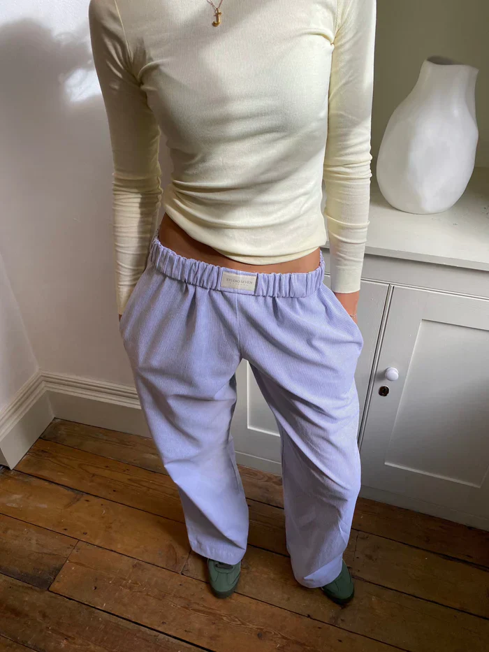 Damen-Hose, mit elastischem Bund, lockere Passform, nachhaltiges Material, schick 6