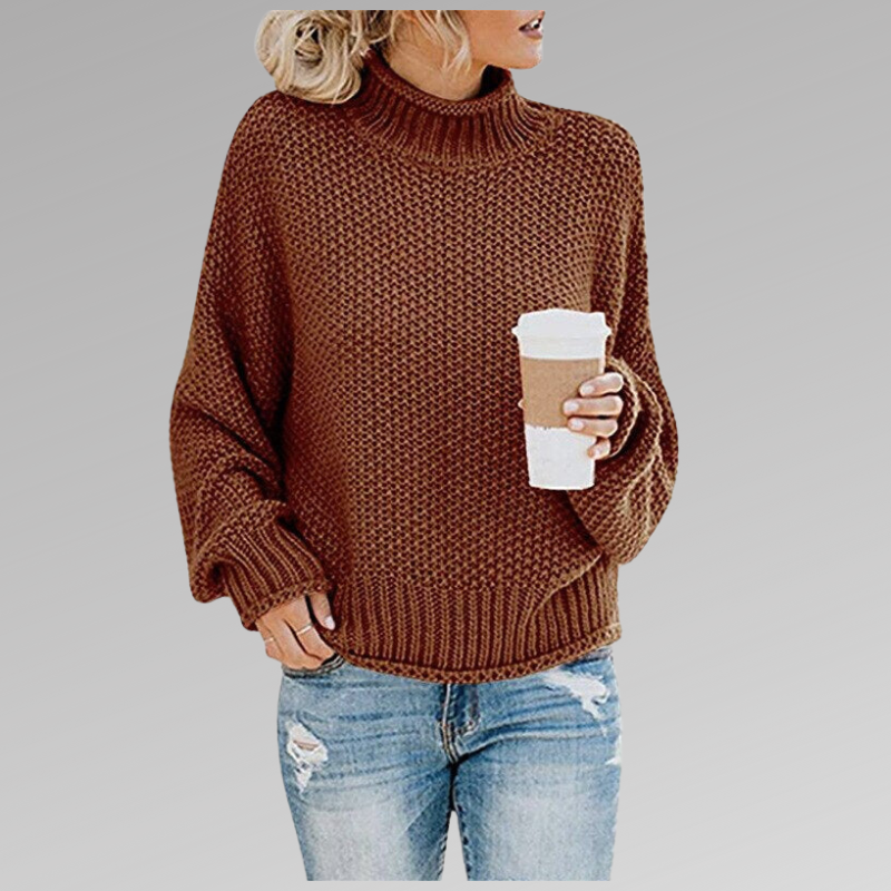 Damen-Strickpullover, trendige Baumwolle, moderne Passform-4