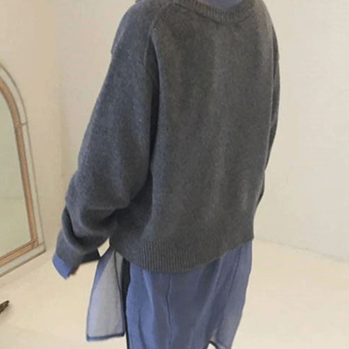 Damen-Strickpullover, zeitlos, Kaschmir-4
