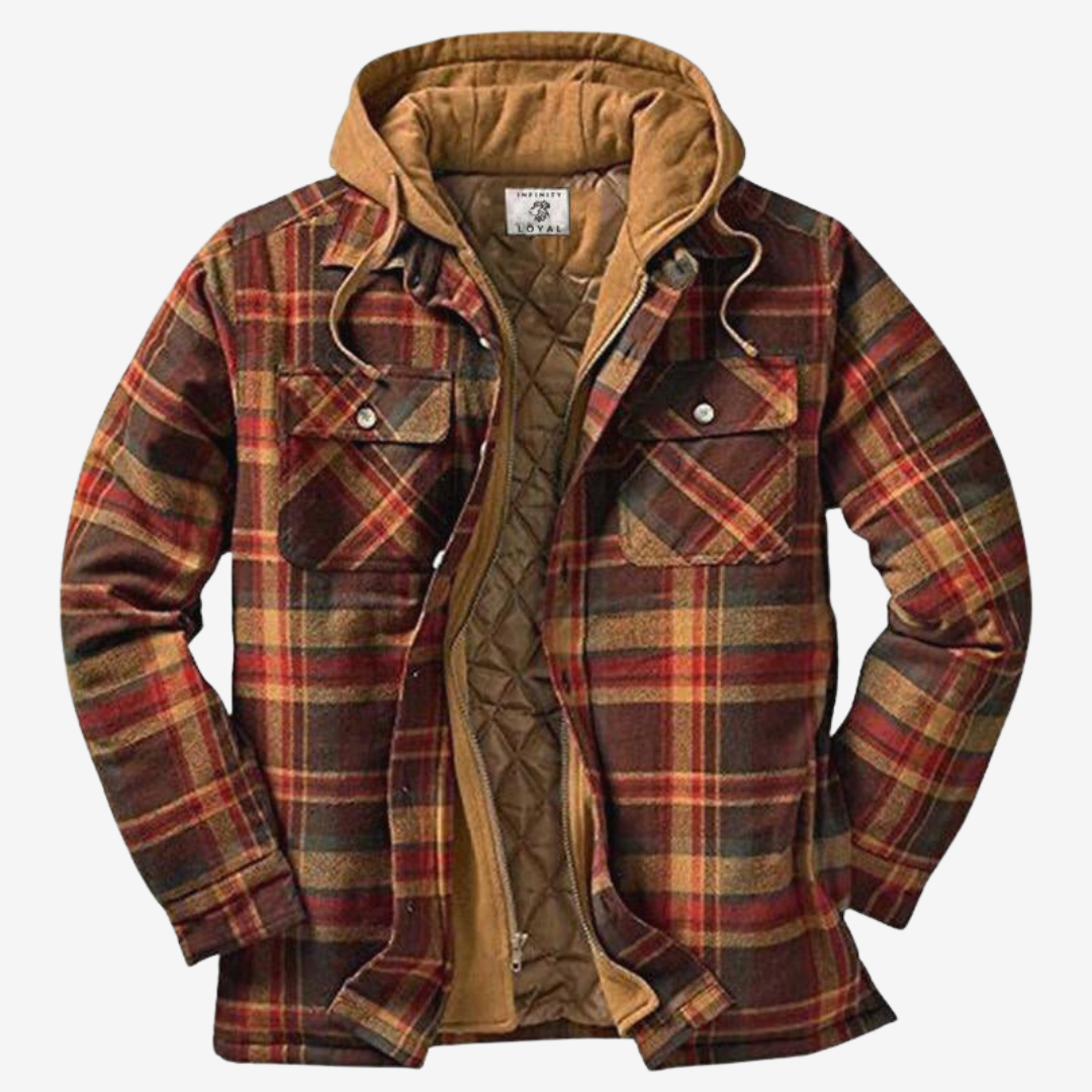 Variant image for Herren-Flanelljacke, moderne Passform, weicher Flanell-9