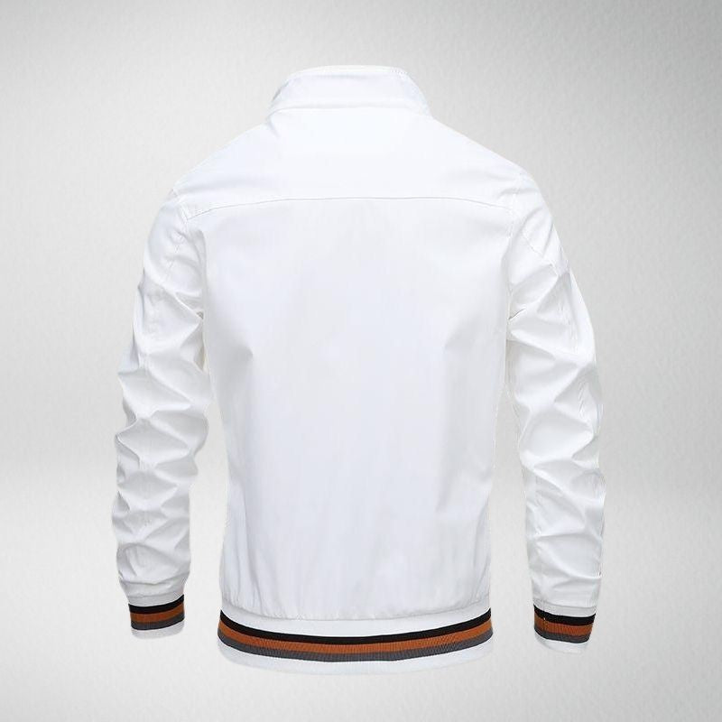 Damen-Bomberjacke, sportlicher Stil, hochwertiger Stoff-3