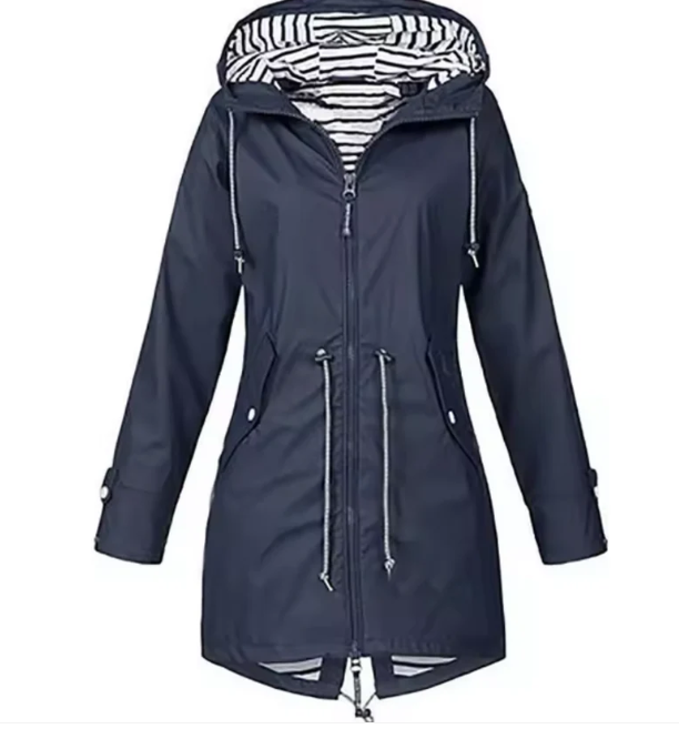 Variant image for Wasserdichte Damenjacke mit Kapuze Elegantes Design Leichtes Polyester-40
