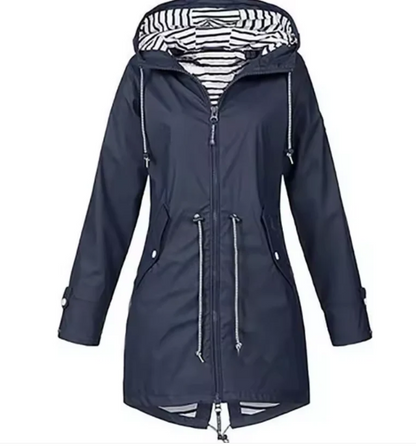 Variant image for Wasserdichte Damenjacke mit Kapuze Elegantes Design Leichtes Polyester-40