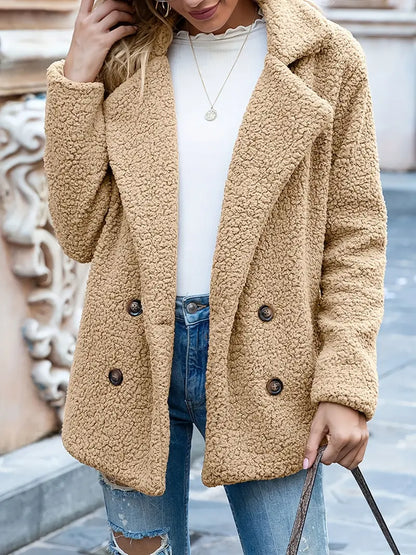 Wärmende Damenjacke in modernem Design aus Polyester für kalte Tage – elegante und komfortable Jacke für Herbst und Winter 1