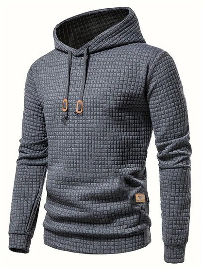 Herren-Hoodie, lässig, 100 % Baumwolle, für Frühling und Herbst 3