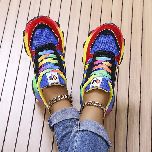Damen Sneakers Orthopädisches Design Atmungsaktiv Synthetisch-1