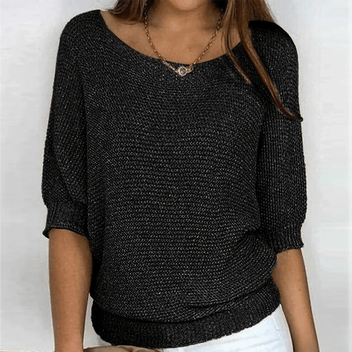 Damen-Pullover, klassisches Design, weiches Material 9