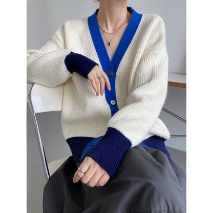 Damen-Cardigan Modernes Design Weiches Acryl-4