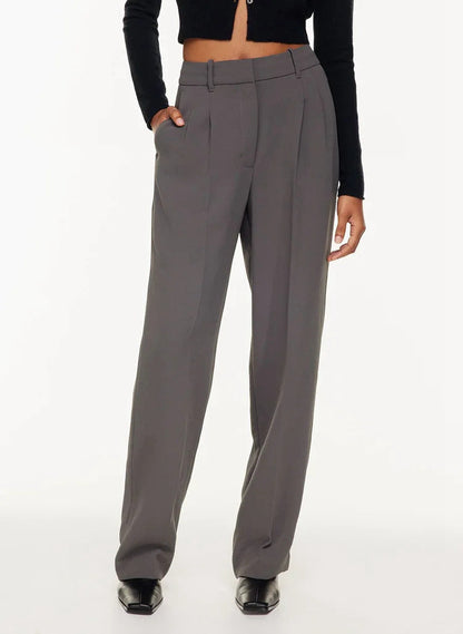 Variant image for Damen-Hose, hohe Taille, weites Bein, Spandex-38