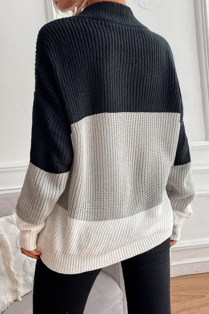 Damen-Pullover, halber Rollkragen, Acryl-5