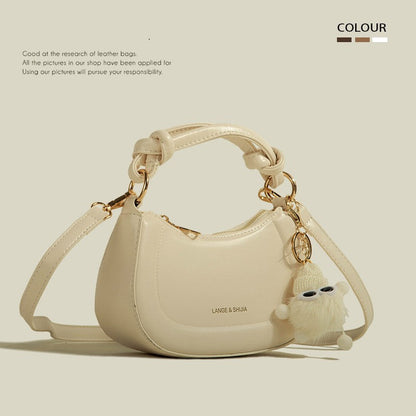 Damen-Handtasche, eckig, Kunstleder, elegant und vielseitig-4