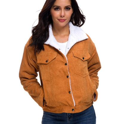 Trendige Damenjacke aus hochwertigem Polyester und Baumwolle – bequeme und schicke Jacke für Alltag und Fest 7