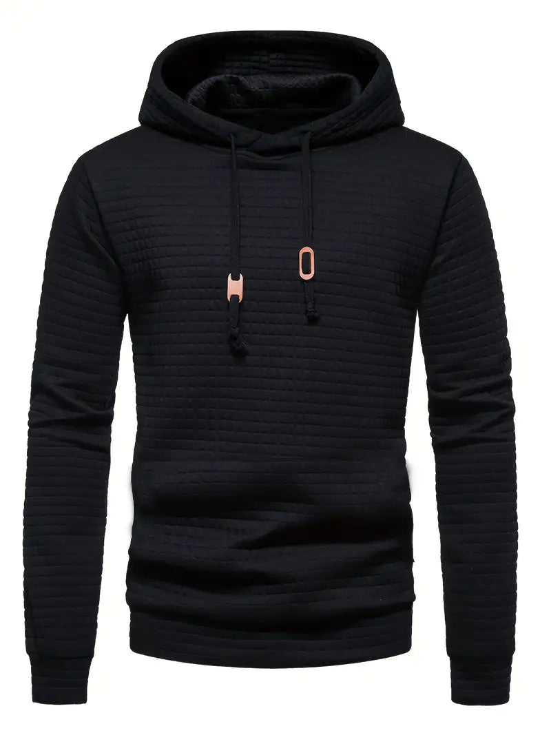 Herren-Hoodie, lässig, 100% Baumwolle, für Frühling und Herbst 8