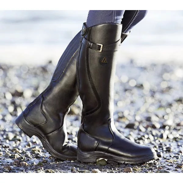 Damen Winterreitstiefel Wasserfeste PU-Materialien Elegantes Design-2