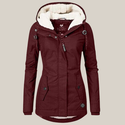 Damen-Steppjacke aus wasserabweisendem Material mit elegantem Design – tailliert und modern für kalte Tage 12