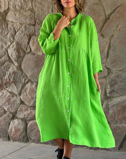 Damen-Freizeitkleid, einzigartiges Design, nachhaltiges Material 1