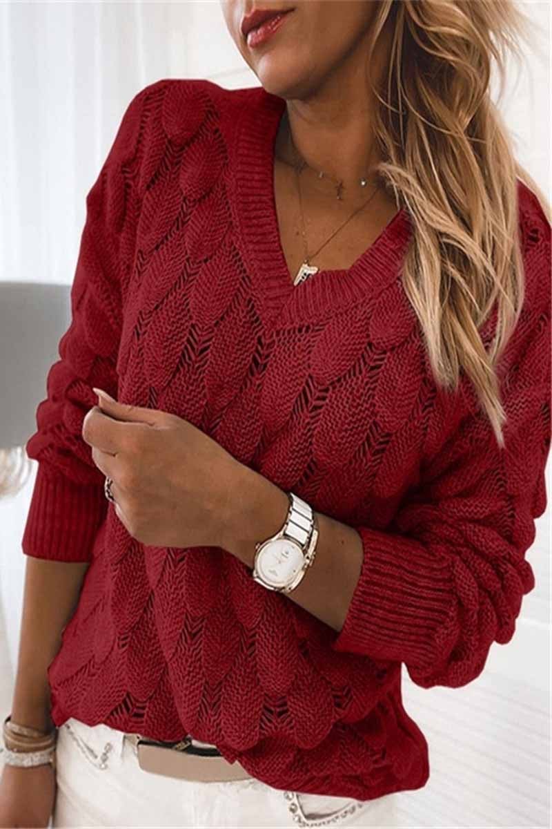 Variantenbild für Damenpullover, klassisch und bequem, aus 100% Baumwolle-4