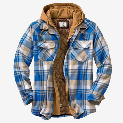 Herren-Flanelljacke, moderne Passform, weicher Flanell-1
