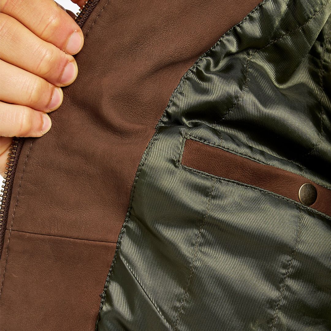 Herren-Leder-Pulswärmer, stilvoll, handgefertigtes Design-6