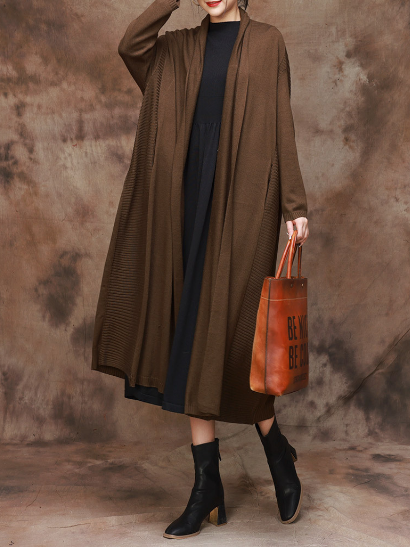 Variant image for Damen-Mantel, isoliert, trendiges Polyester-3