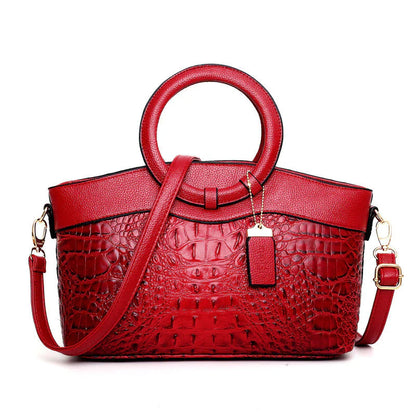 Variant image for Damen Handtasche Vintage Handgefertigt Krokodilleder Geräumig-5