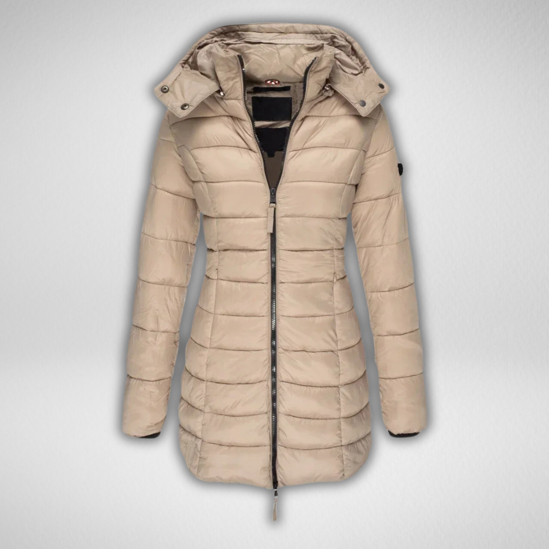 Variant image for Langer Wintermantel Damen Wasser- und Windabweisend Klassisches Design-19