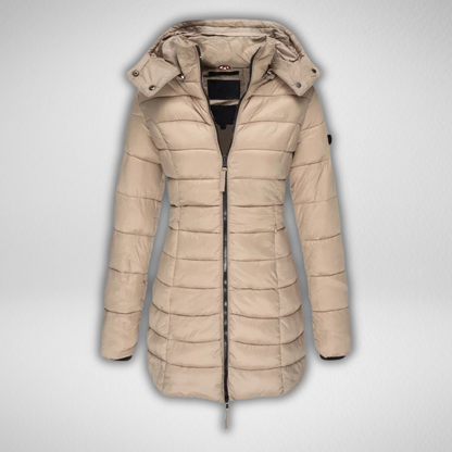 Variant image for Langer Wintermantel Damen Wasser- und Windabweisend Klassisches Design-19