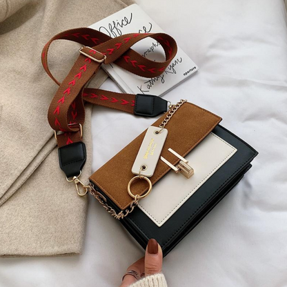 Damen Schultertasche Geräumiger PU-Leder Elegantes Design-3