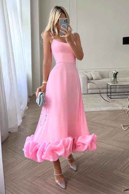 Variant image for Damen-Midikleid, zeitlos, leichtes Material, elegante Silhouette-9