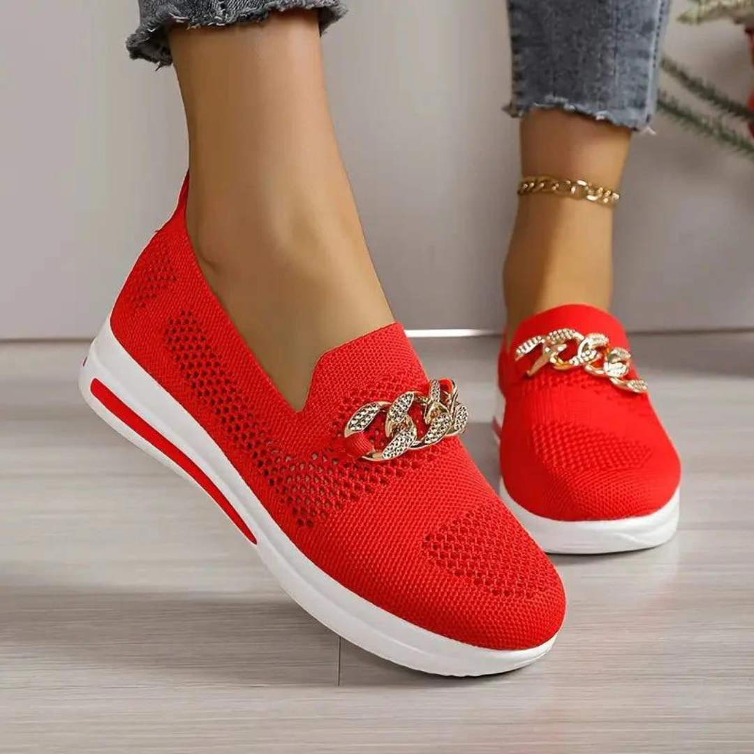 Damen-Sneaker, Slip-On, atmungsaktives Netzmaterial 11