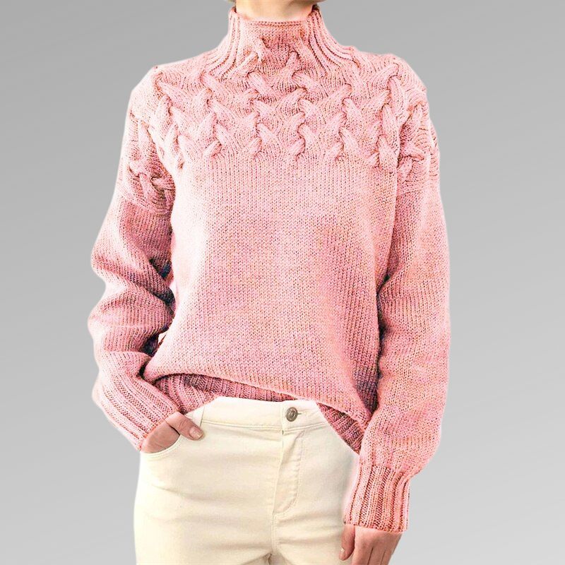 Damen-Strickpullover, klassisch, hochwertiges Acryl-1