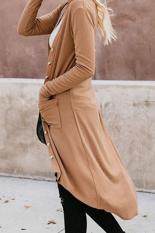 Lange Winterjacke für Damen aus weichem Acryl mit entspannter Passform – Warmer und stilvoller Wintermantel für kalte Tage 4