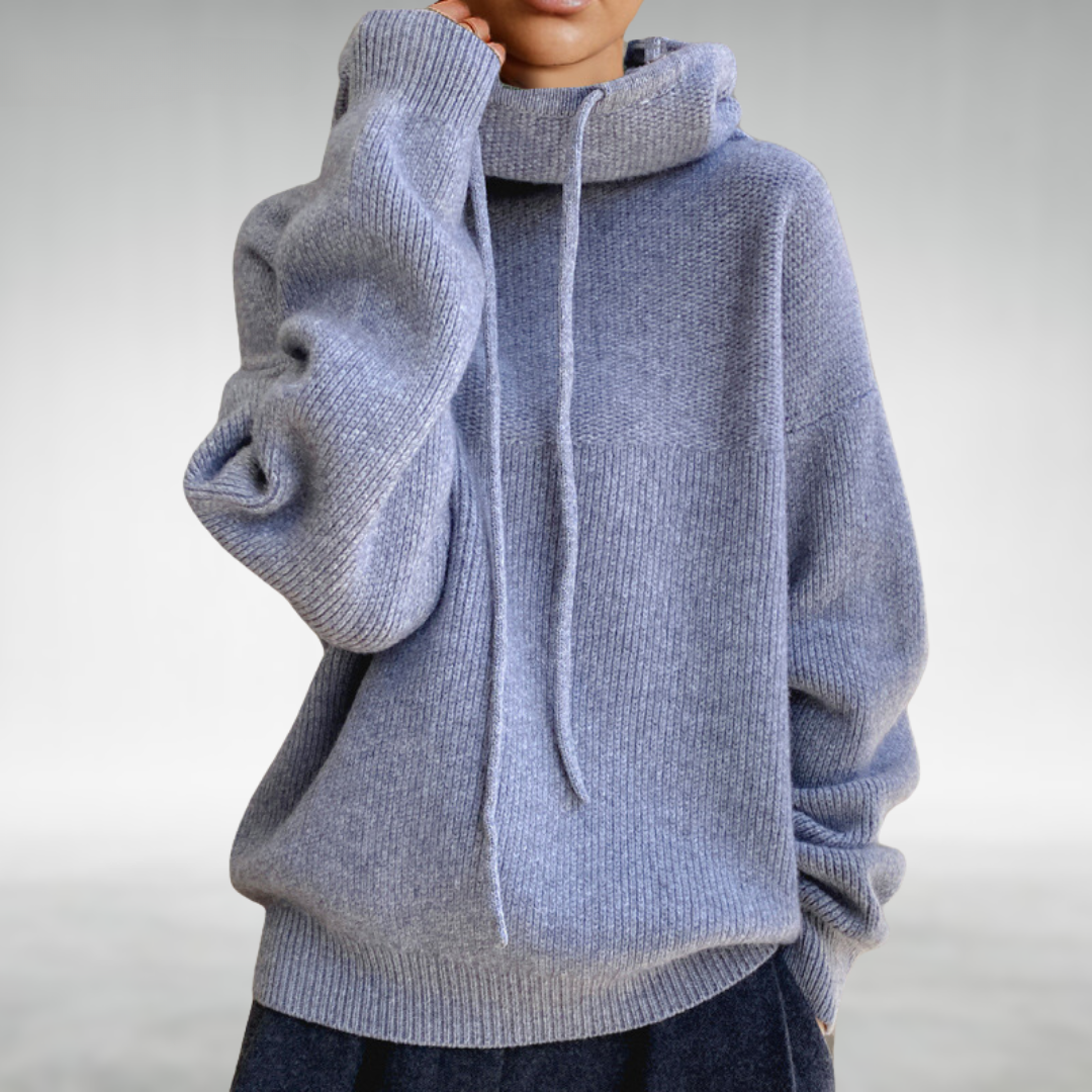 Damen-Rollkragenpullover, atmungsaktives Material-2