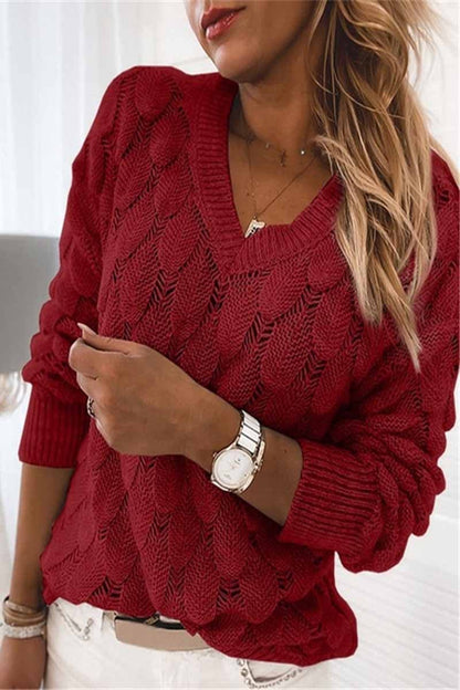 Damenpullover, klassisch, bequem, 100 % Baumwolle-4
