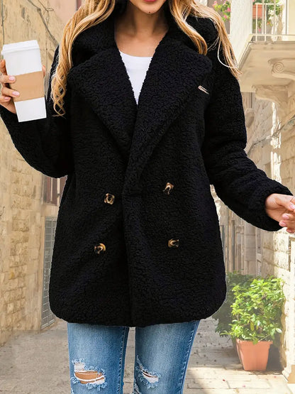Variant image for Damen-Plüschjacke, Teddy-Design, Nallat, Polyester-1