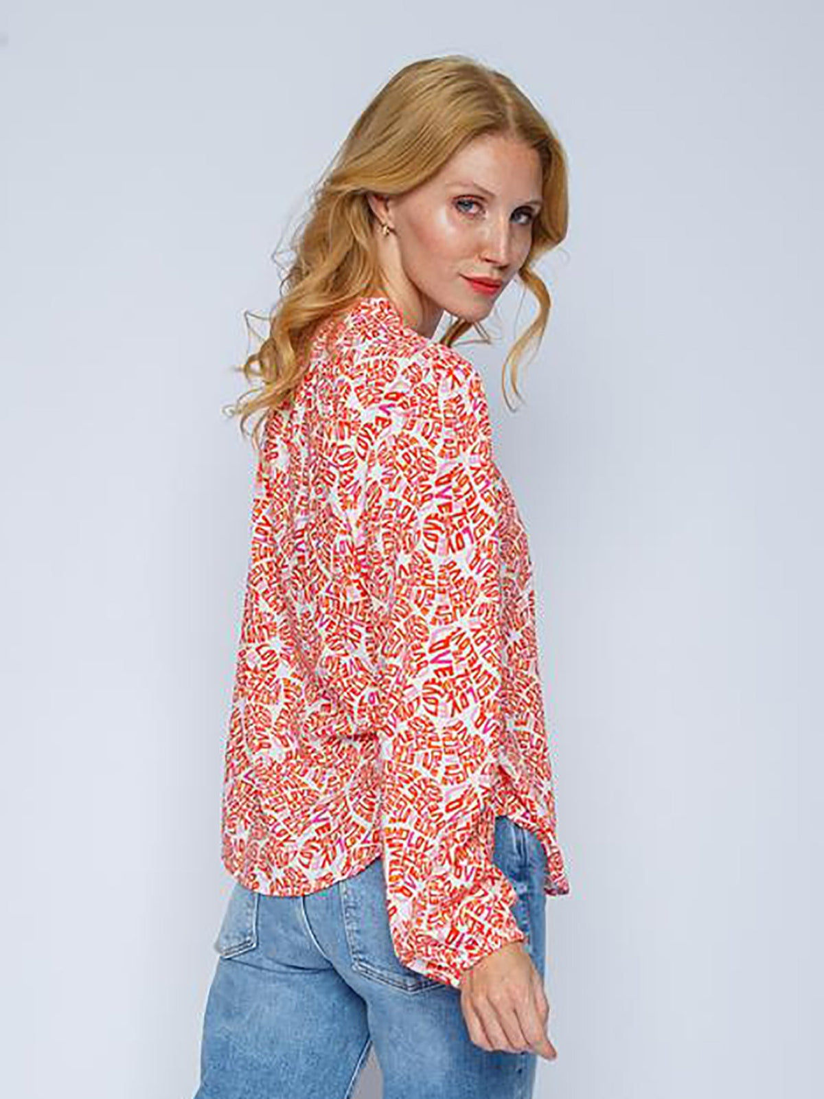 Damen-T-Shirt, lässige Viskose, runder Nacken, elastische Ärmel 3