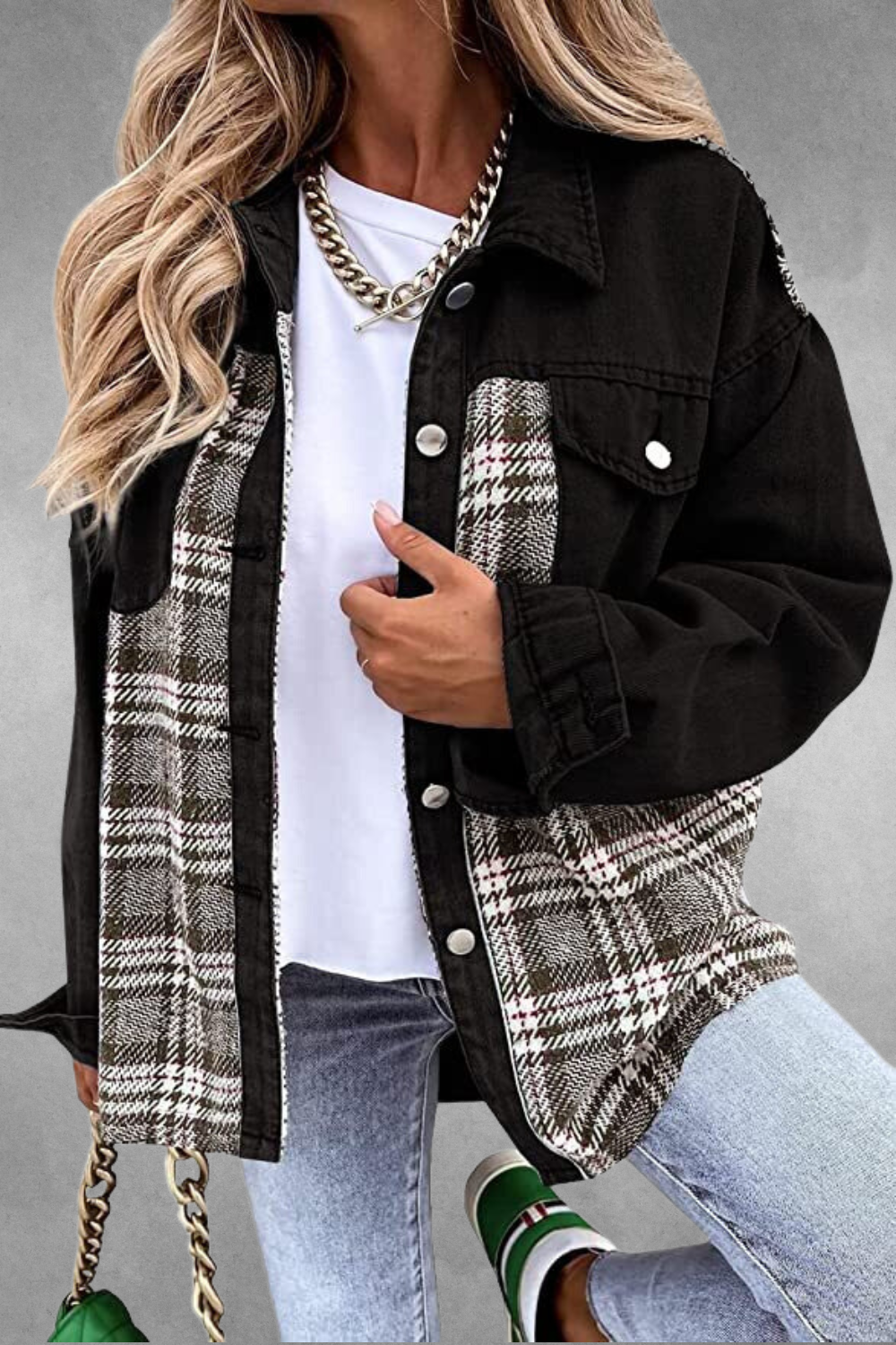 Damenjacke Lässiger Stil aus hochwertigem Material für Damen-4
