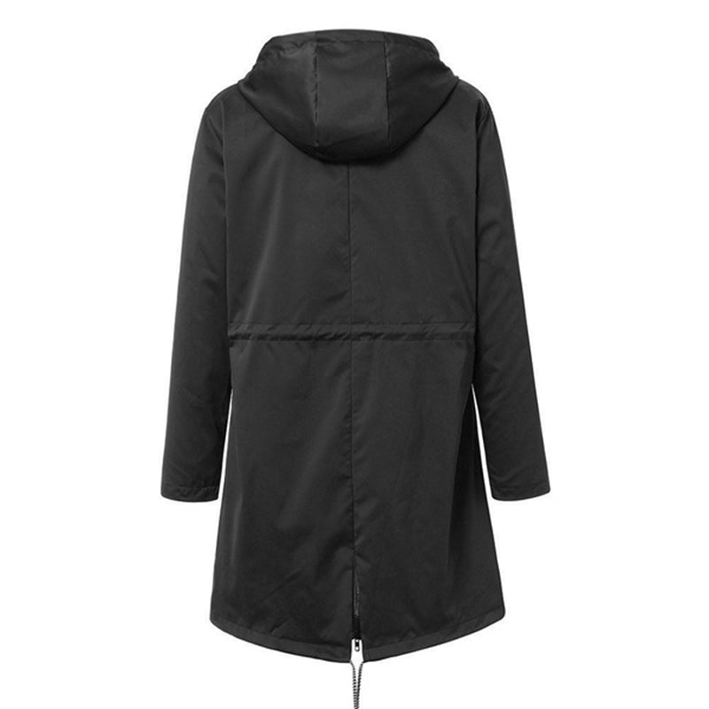Damenjacke mit Kapuze und warmem Futter, femininer Schnitt, hochwertiges Material 3